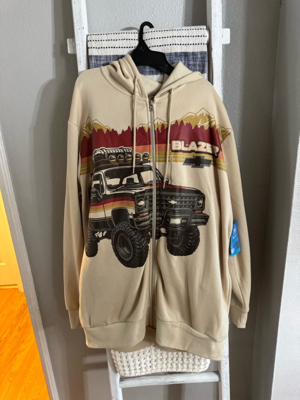 Chevy "Blazer" Men's Hooded Sweatshirt,